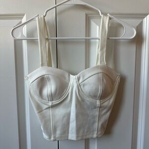 Bustier crop top